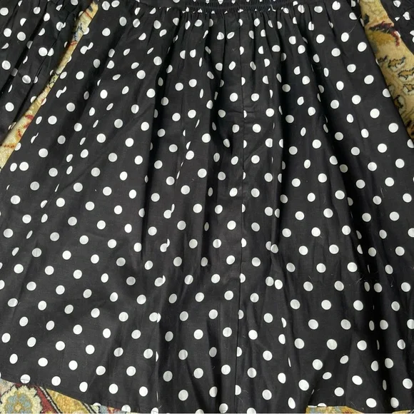 Reformation Black and White Polka Dot Mini Dress - Picture 5 of 12